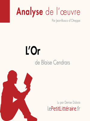cover image of L'Or de Blaise Cendrars (Fiche de lecture)
